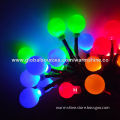 Customized LED Ball String Lights for Christmas Decoration, 0.8mm Diameter